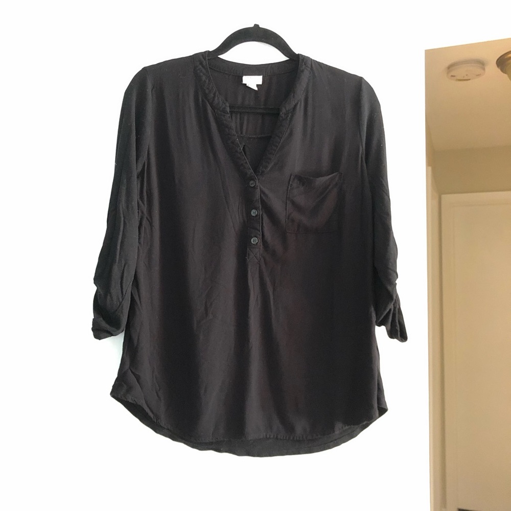 Merona black shirt